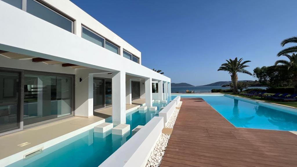 Leblanc Luxurious Beachfront Villa, Gcollectiongr エルミオニ エクステリア 写真