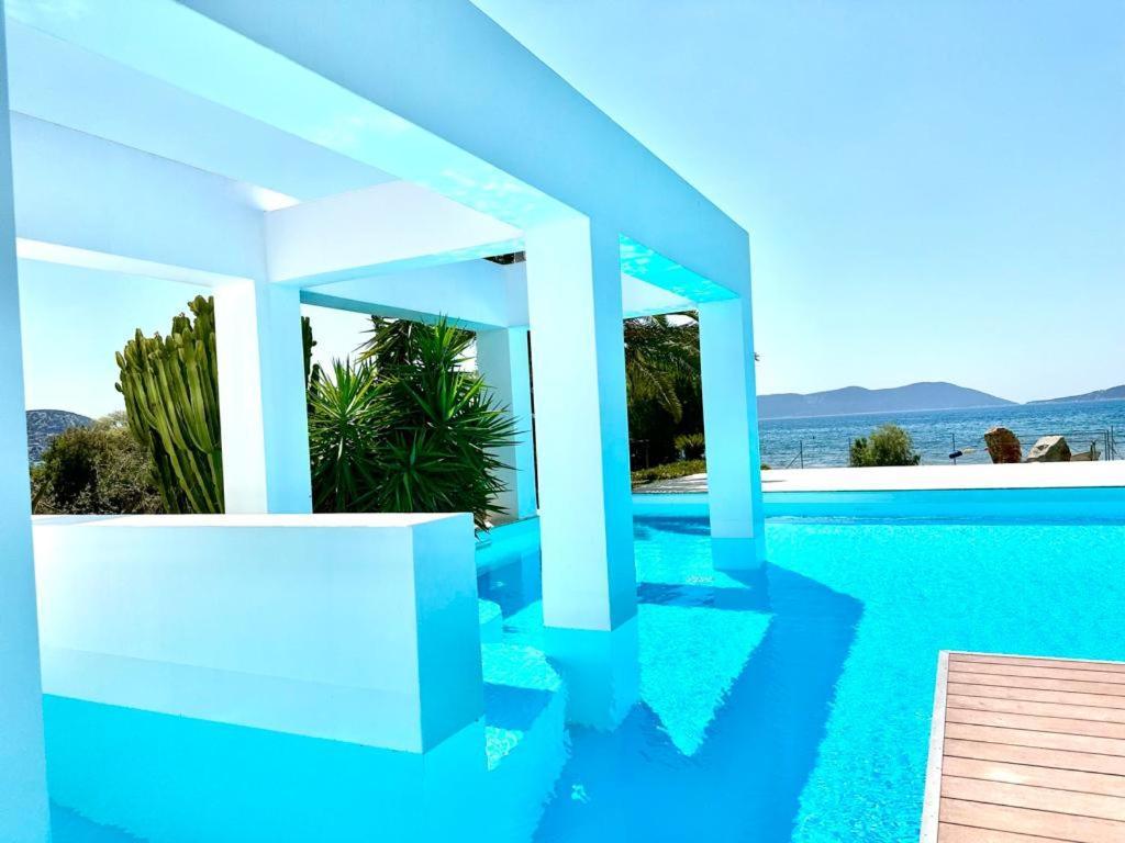 Leblanc Luxurious Beachfront Villa, Gcollectiongr エルミオニ エクステリア 写真