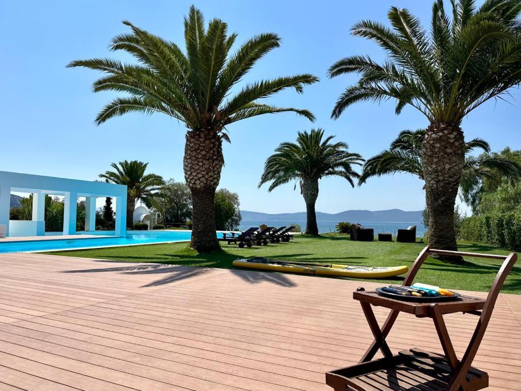 Leblanc Luxurious Beachfront Villa, Gcollectiongr エルミオニ エクステリア 写真