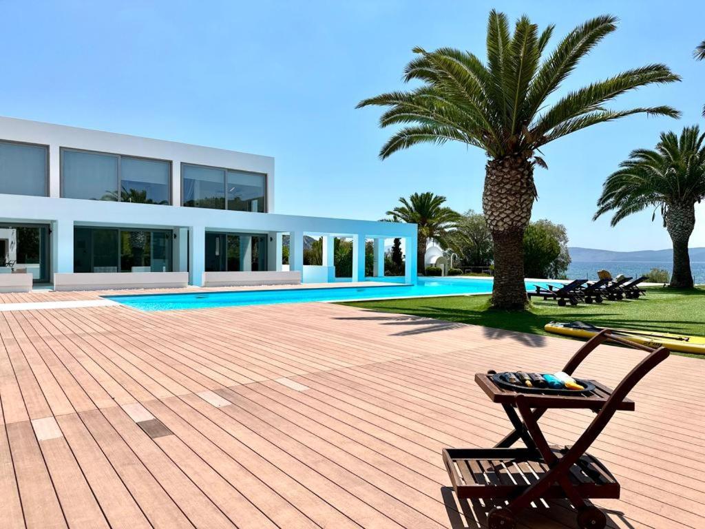 Leblanc Luxurious Beachfront Villa, Gcollectiongr エルミオニ エクステリア 写真