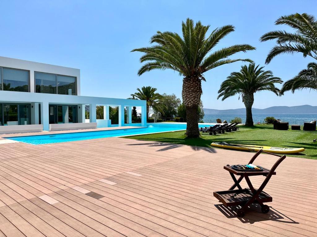 Leblanc Luxurious Beachfront Villa, Gcollectiongr エルミオニ エクステリア 写真